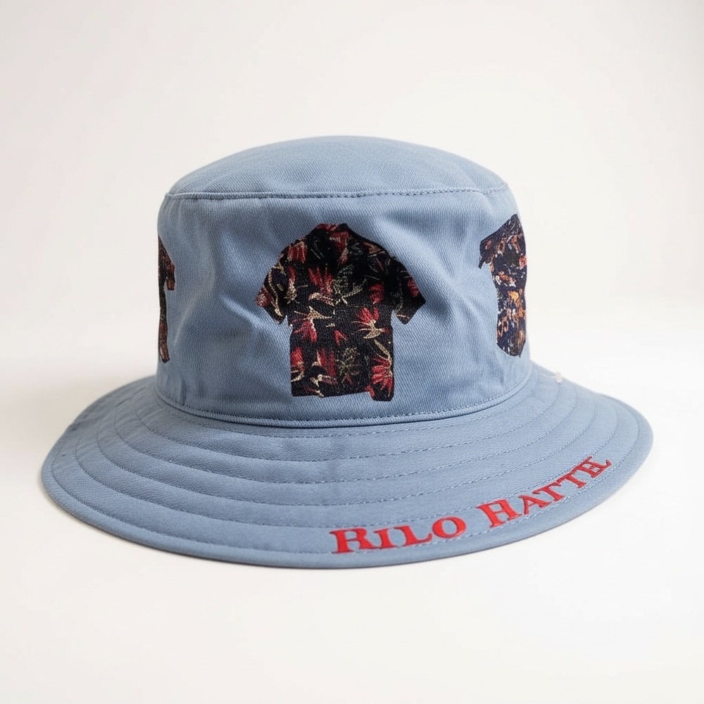 Vintage Hilo Hattie Hawaiian Retro Resortwear Bucket Hat
